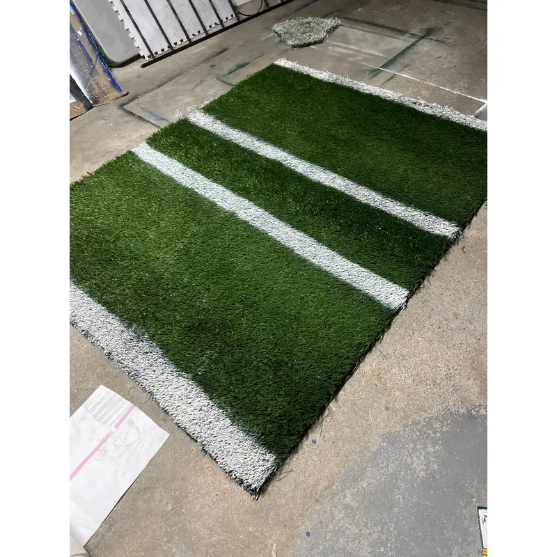 Home made(New) baseball/softball hitting mat with cut out turf home plate