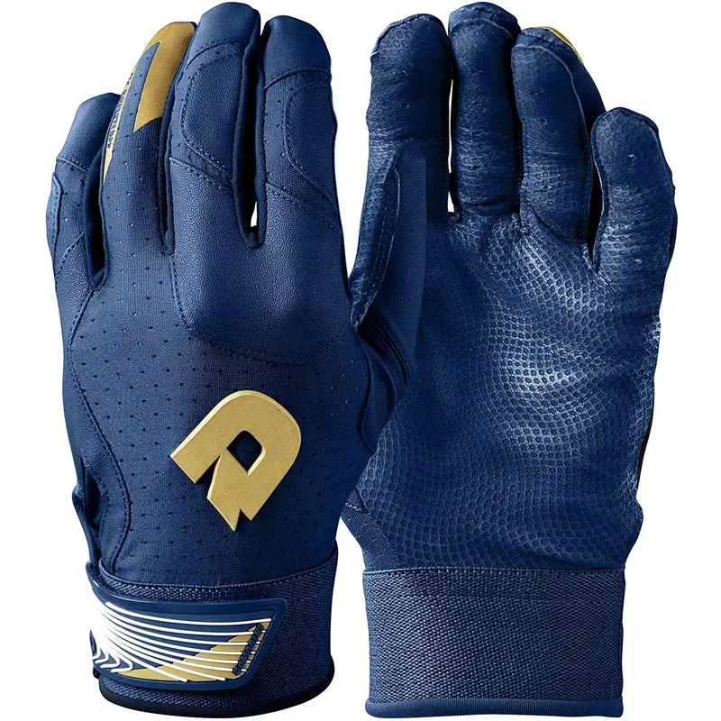 DeMarini CF NAVY Baseball Softball Batting Gloves Adult 2XLarge -WTD6114NA2X