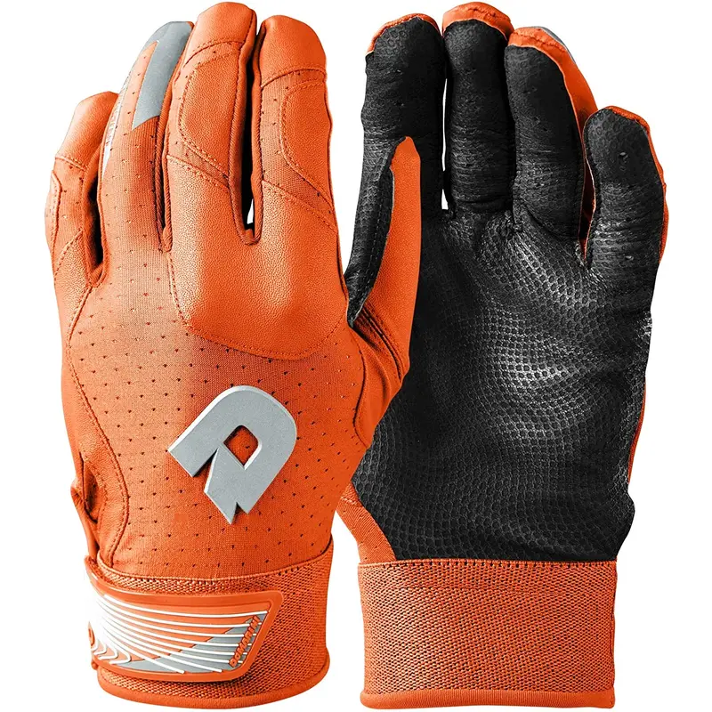 DeMarini CF ORANGE Baseball Softball Batting Gloves Adult 2XLarge -WTD6114OR2X