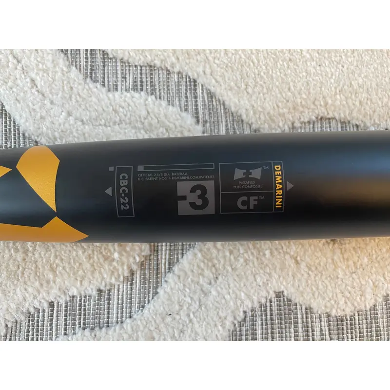 2022 DeMarini CF BBCOR Certified Bat (-3) Composite 30 oz 33" (New)