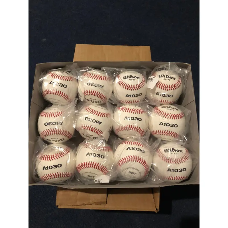 New Wilson 12 Pack (1 Dozen) A1030 Baseballs