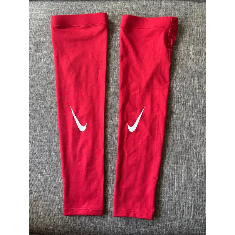 New Nike Red Arm Sleeves L/XL