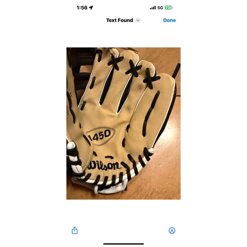 New - Wilson a450 baseball glove