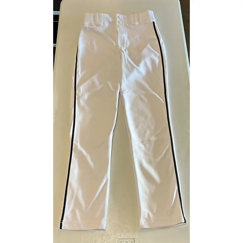 White w/Black Piping: Youth XL Champro Baseball Pants (Used)