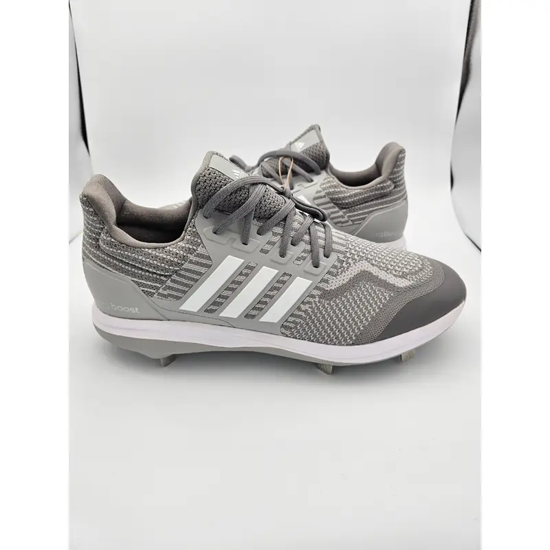 Adidas UltraBoost DNA 5.0 'Grey White' Baseball Cleats Mens Size 15