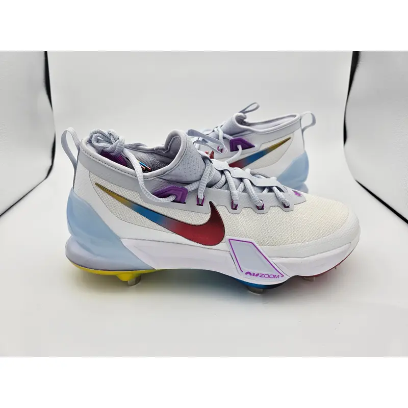 Nike Force Zoom Trout 9 Elite 'Rainbow' Baseball Cleats Men's Size 12