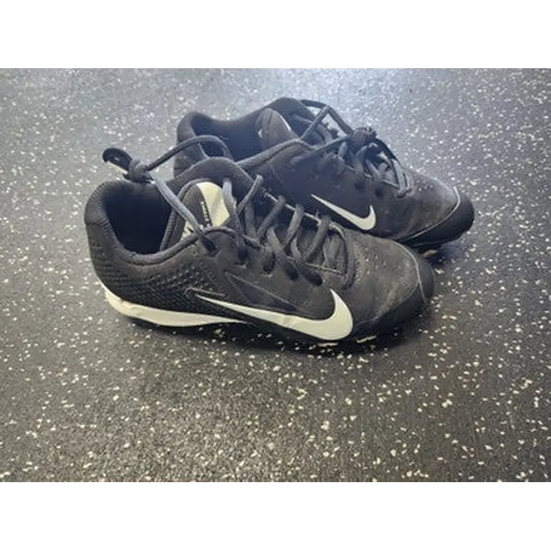 Used Nike VAPOR STRIKE BB/SB Cleats Black And White Junior 04 11849-S000029936