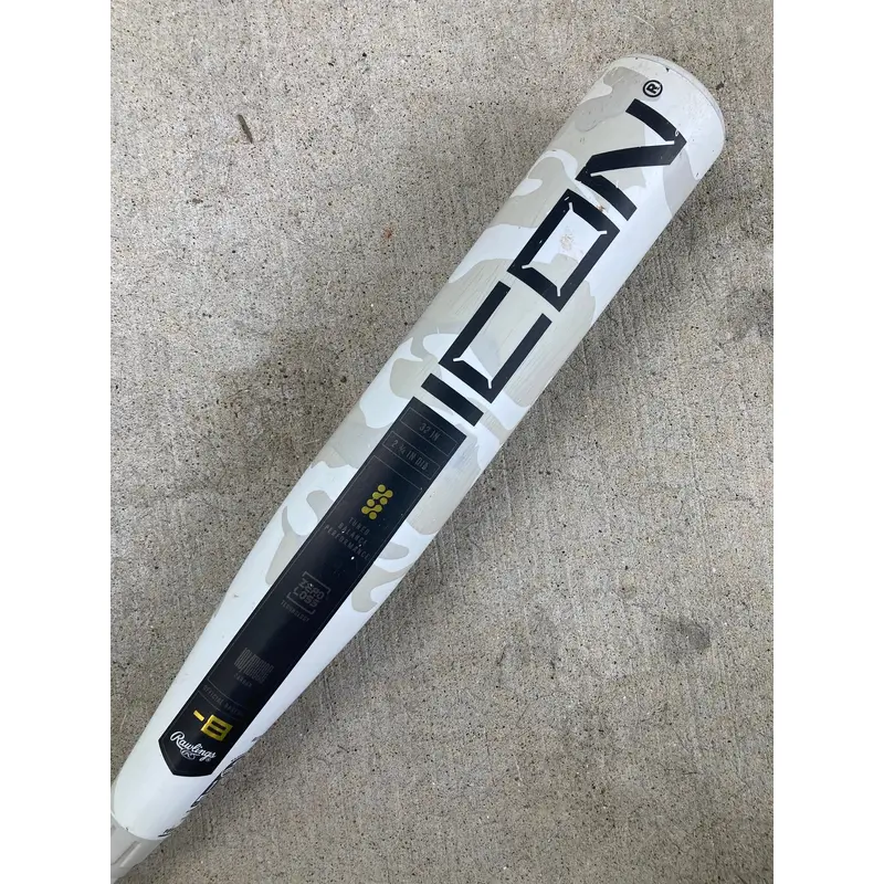 2025 Rawlings Icon Composite Bat USSSA Certified (-8) Composite 24 oz 32" (Used)