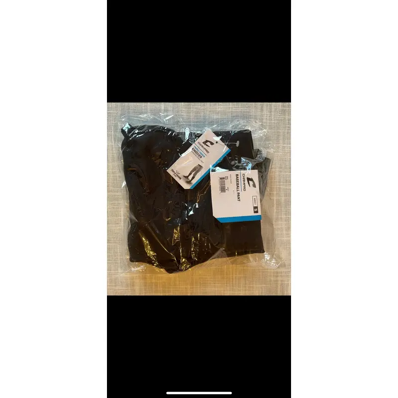 Black Men's Small Adult Champro Game Pants (New)