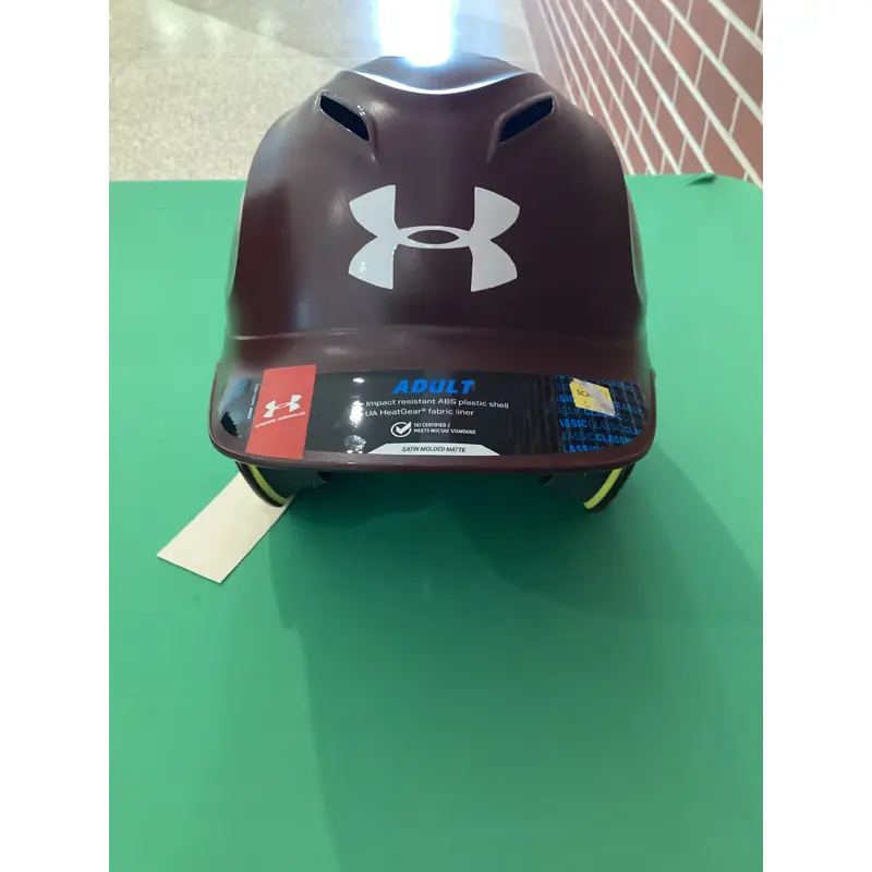 Red (Maroon) New Adult Medium Under Armour UABH100 Batting Helmet
