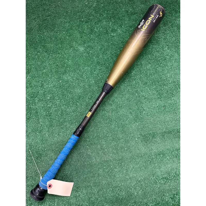 2023 Rawlings Icon Composite Bat USSSA Certified (-5) Composite 25 oz 30" (Used)