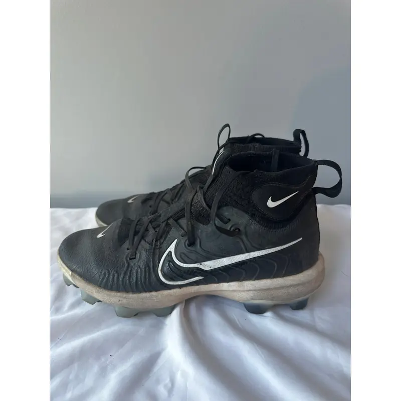 Nike Alpha Huarache Mens Size 7.5 Black Cleats