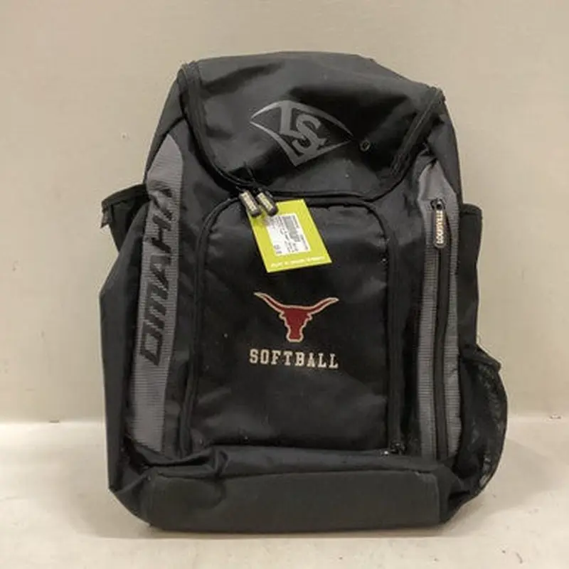 Used Louisville Slugger OMAHA BB/SB Player Backpack Black 11725-S000490349