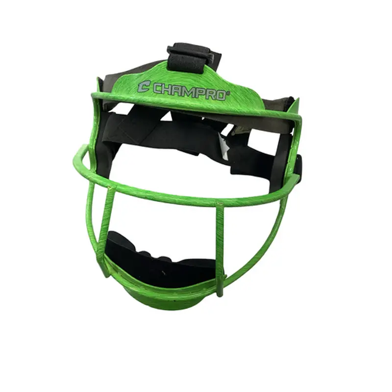 Used Champro FIELDERS MASK BB/SB Fielders Mask Green Fits all 11613-S000166134