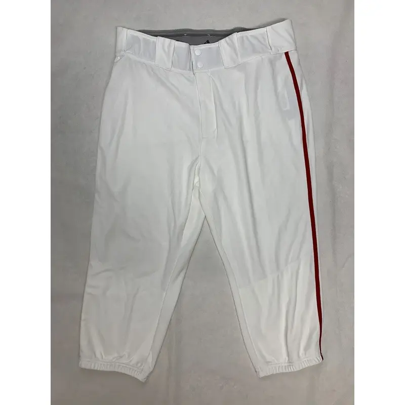 Adidas Impact Black Piped Pro OHP Baseball Pant Men's L White JI8251