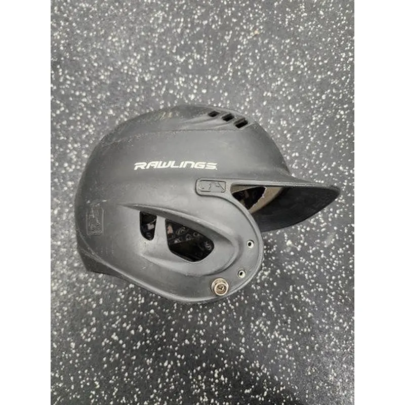 Used Rawlings BB HELMET Batting Helmet No Mask Black MD 11849-S000028052