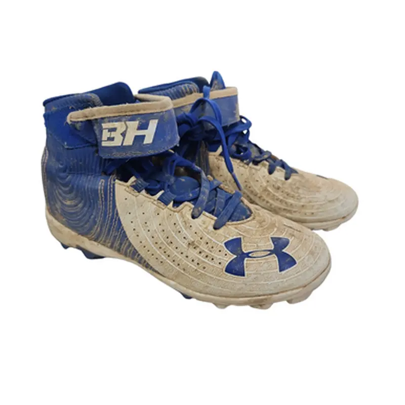 Used Under Armour BAS BB/SB Cleats White Junior 05 11849-S000016585