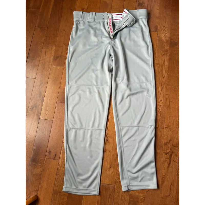 Gray Men's Adult XL Rawlings Game Pants (Used)