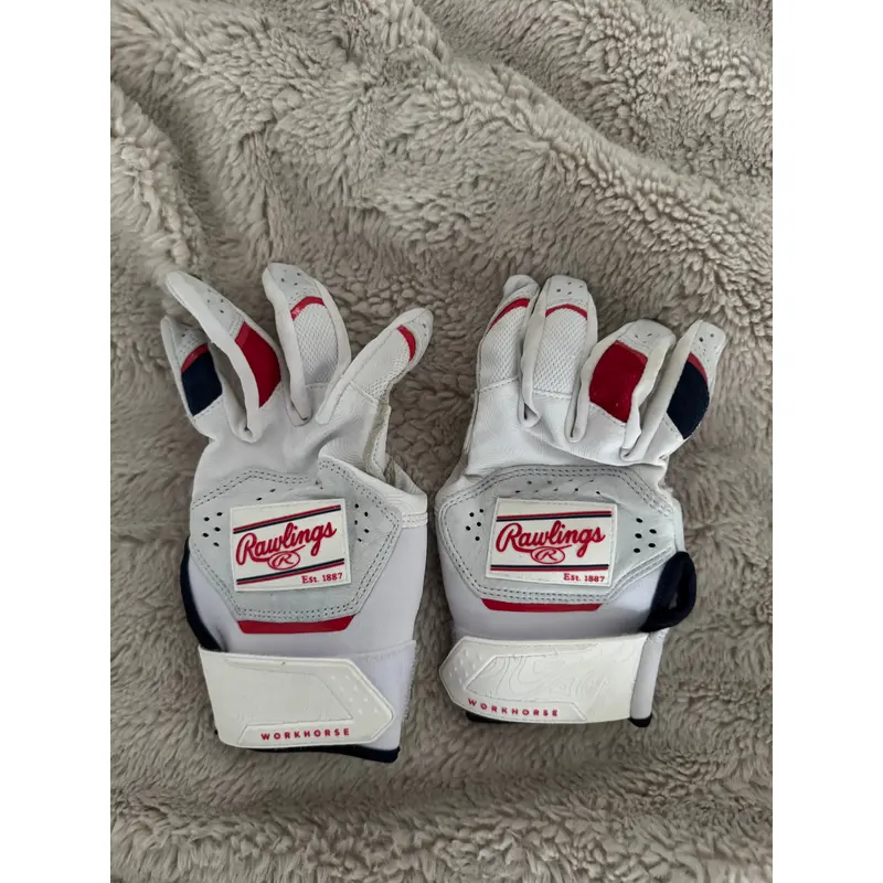 Youth Small Rawlings Workhorse Batting Gloves (Used)