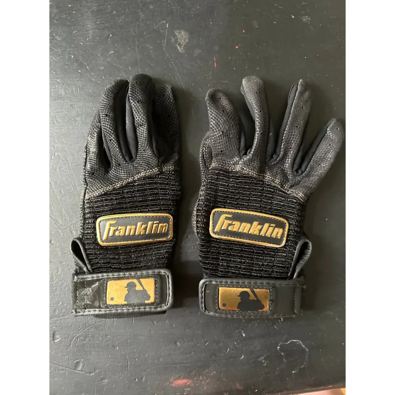 Used Small Franklin Batting Gloves