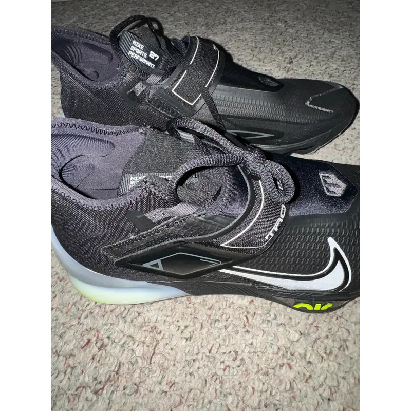 Black New Men's Low Top Metal Nike Force Zoom Trout 8 Elite