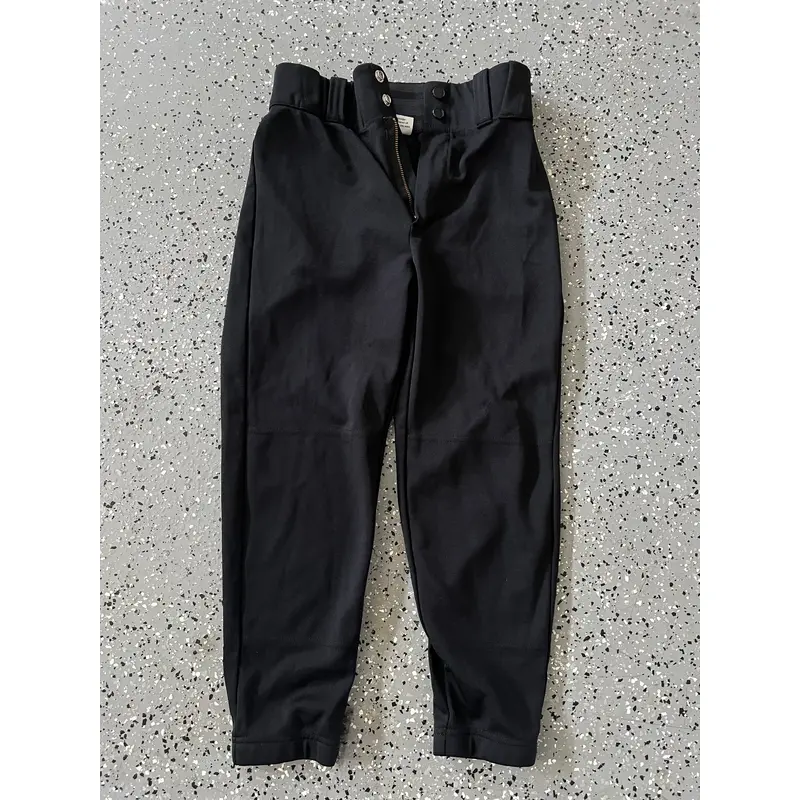 Dirty Mid Black Men's Adult XS  Baseball Game Pants (Used)