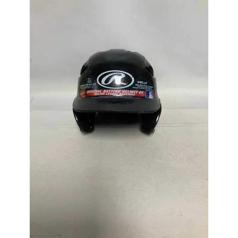 Used Rawlings VELO Batting Helmet No Mask Black LG 11823-S000033101