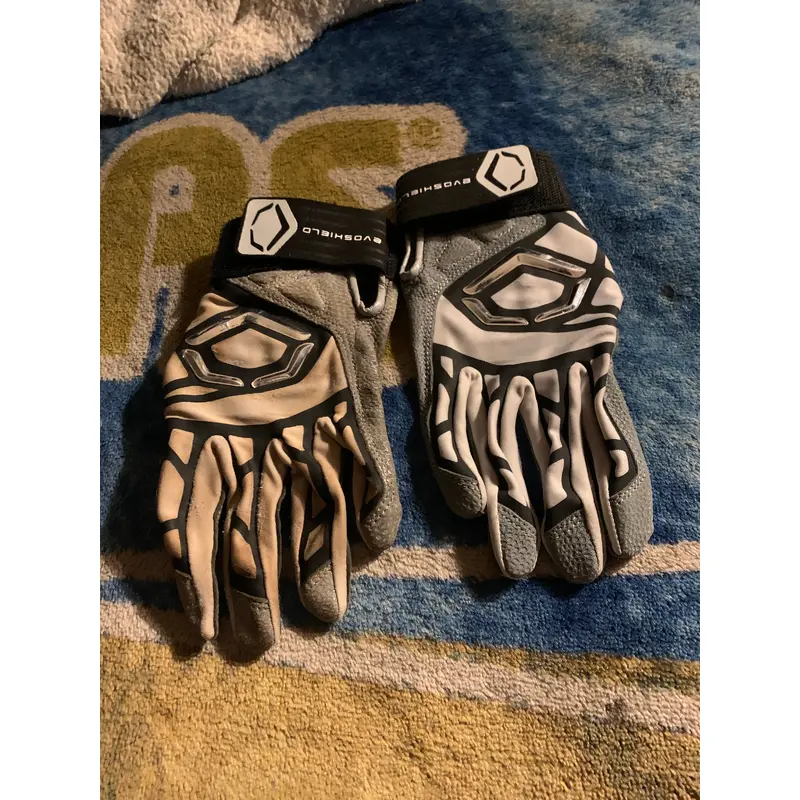 Used EvoShield Batting Gloves