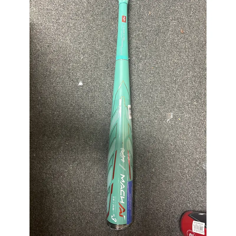 New Rawlings BBCOR Certified (-3) 30 oz 33" Mach AI Bat