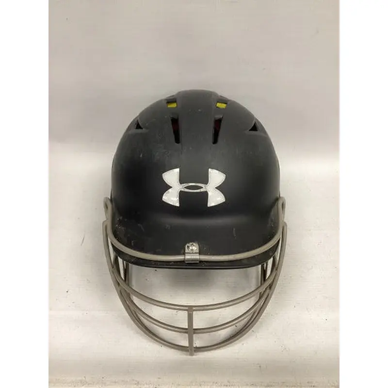 Used Under Armour HELMET Batting Helmet w/Mask Black SM 11851-S000034249