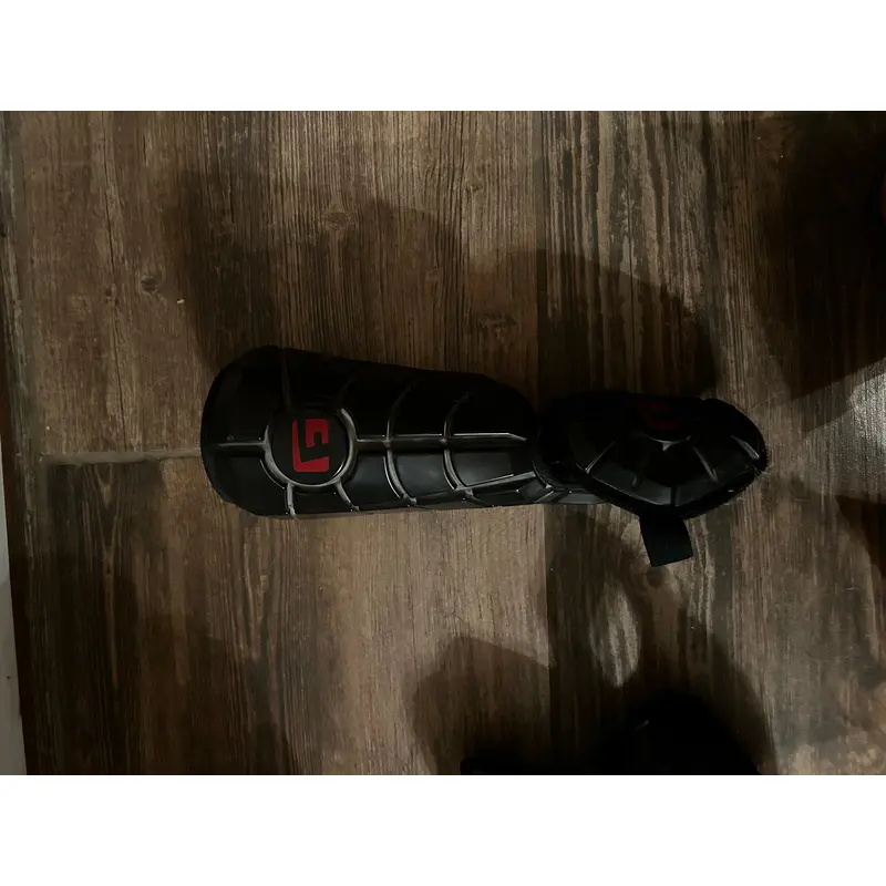 Black Used Senior  Shin Guards