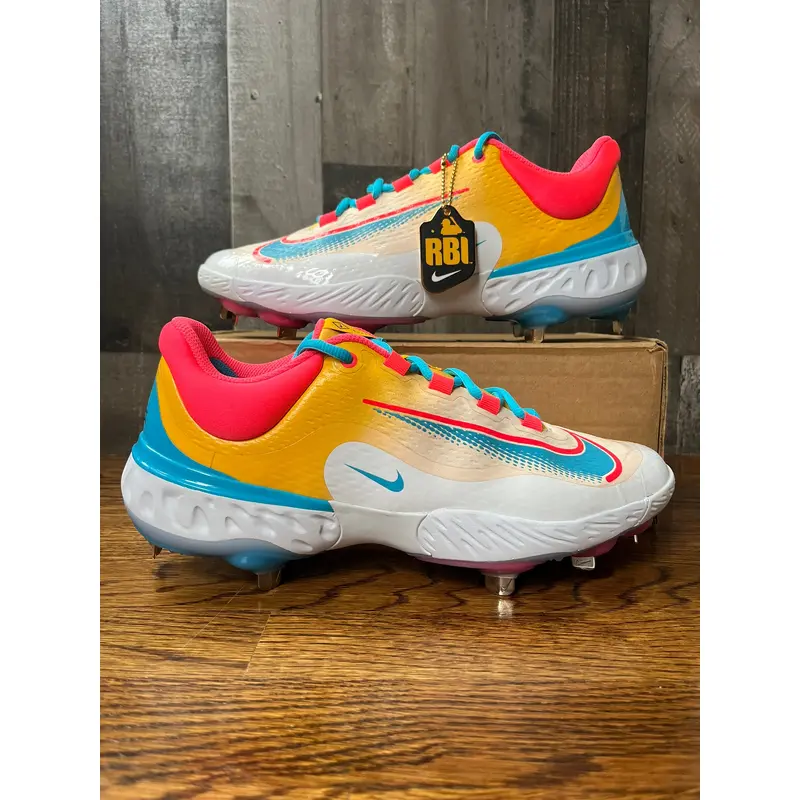 Nike Alpha Huarache Elite Low New York PE Mens Sz 8.5 Baseball Cleats RBI