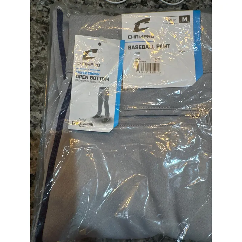 Gray New Medium Champro Game Pants