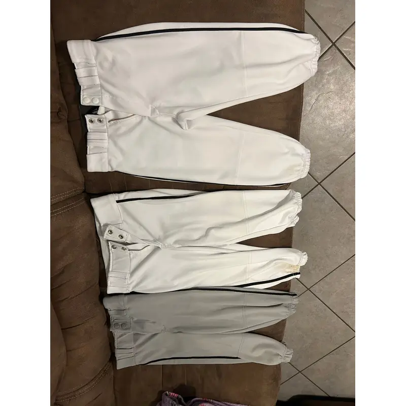 Baseball Pants With Black Piping