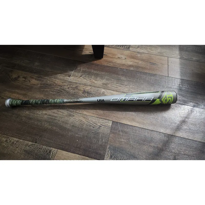 Used 2020 Louisville Slugger Omaha USABat Certified Bat (-10) Alloy 22 oz 32"