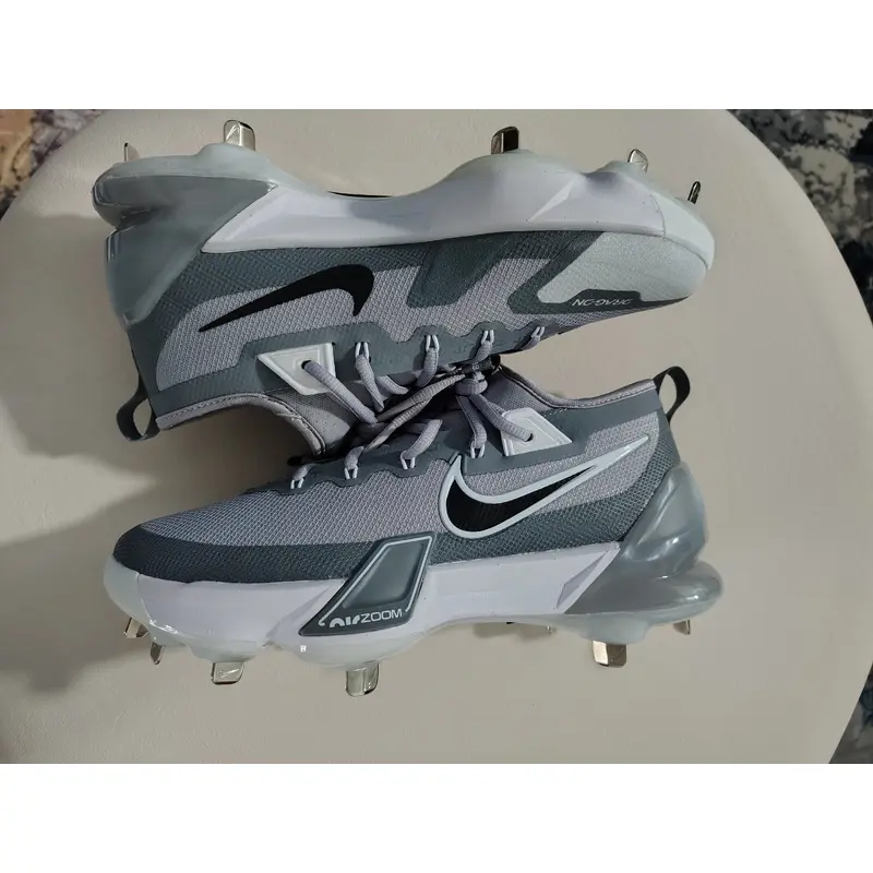 Gray Men's Size M 8.0 (W 9.0) Adult Nike Low Top Metal (New)