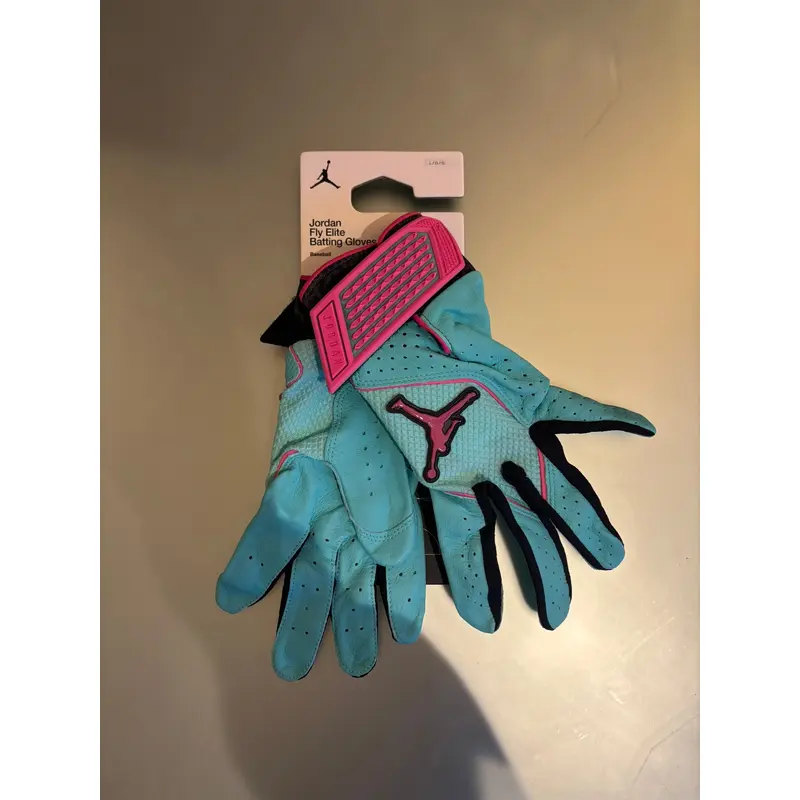 Jordan Fly Elite Batting Gloves Large L Miami Vice Edition
