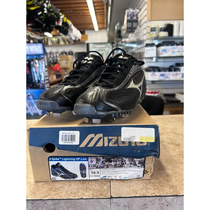 Black New Size 8.5 (Women's 9.5) Adult Men's Mizuno High Top Metal
