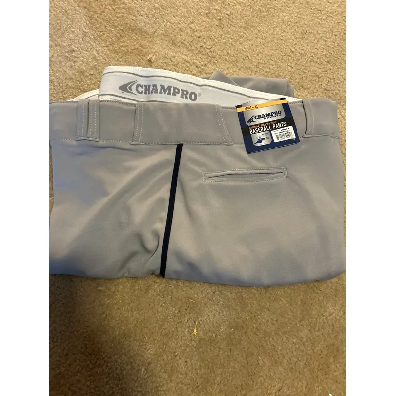 Gray New XL Champro Game Pants