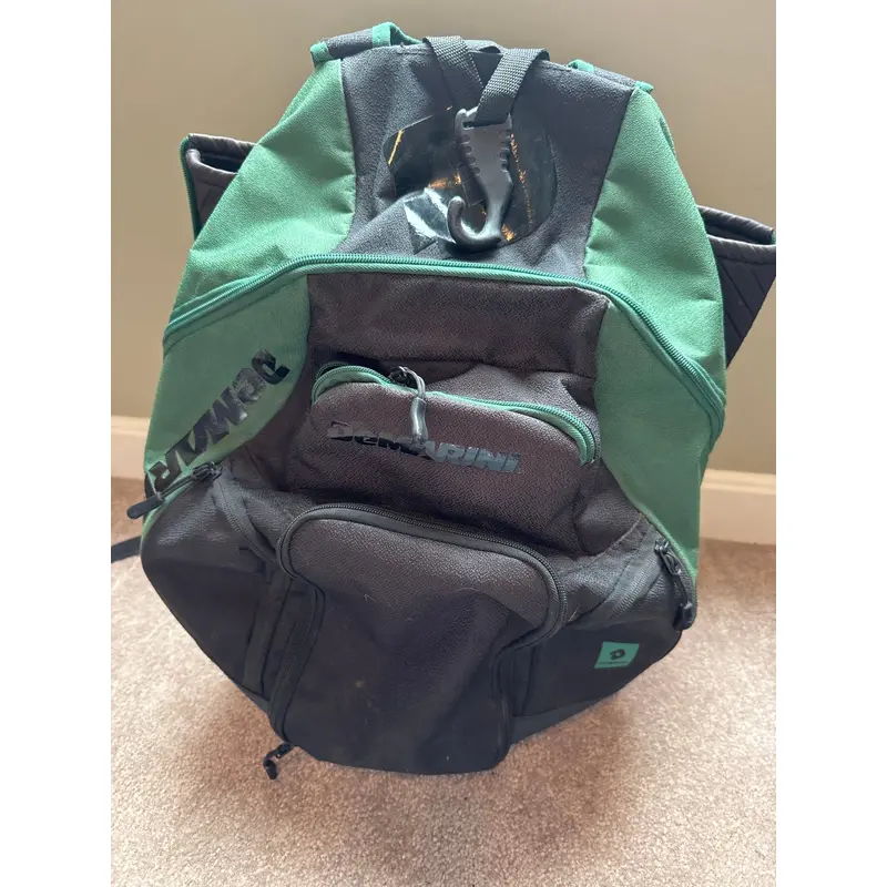Used Boombah Black and Green Baseball Bag
