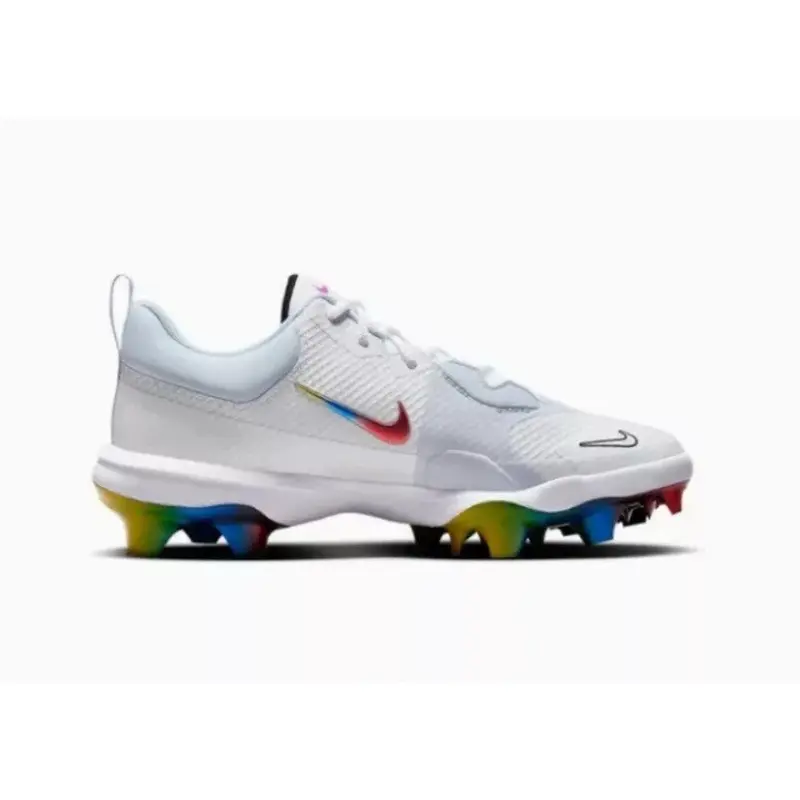 new men's 9 Nike Force Zoom Trout 9 Pro MCS Baseball Rainbow FB2908-106