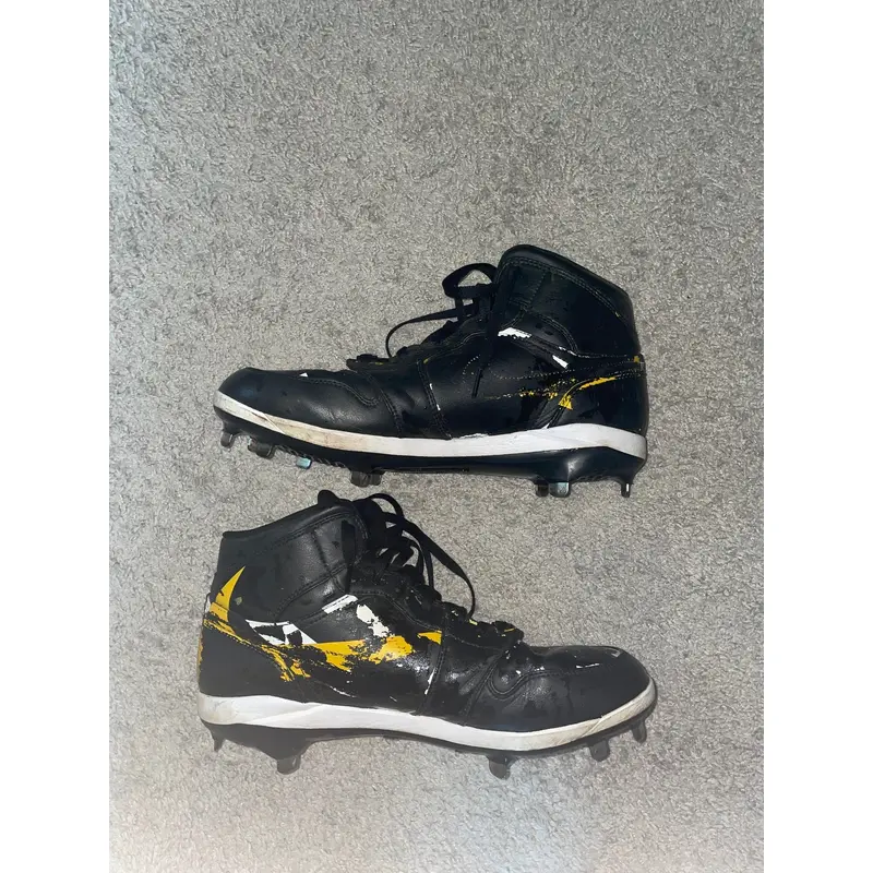 Custom Air Jordan Baseball Cleats Created By SolesbySir