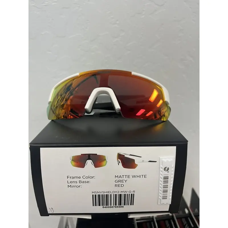 Marucci Shield 2.0 Youth On-Field Performance Sunglasses Matte White