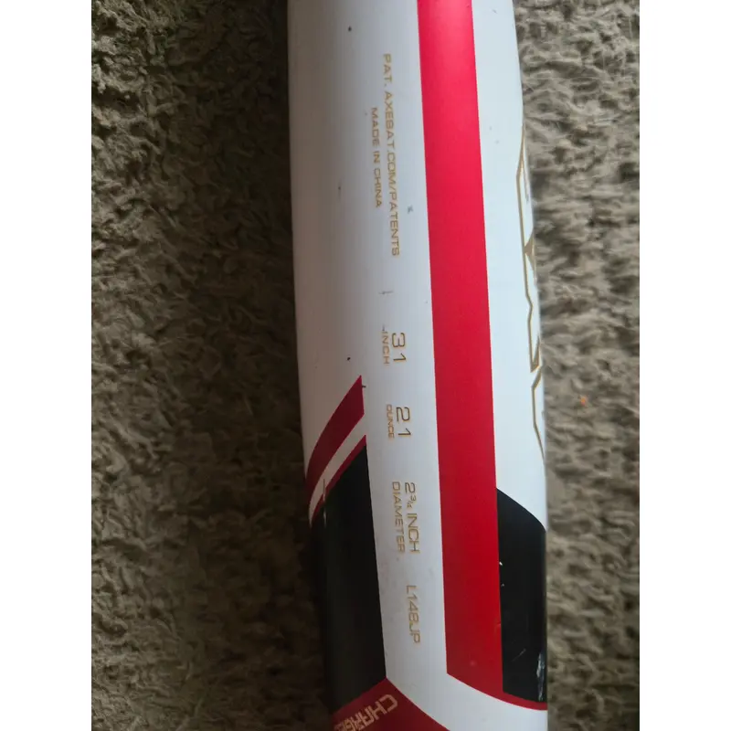 2021 AXE Avenge Pro USSSA Certified Bat (-10) Composite 21 oz 31" (Used)