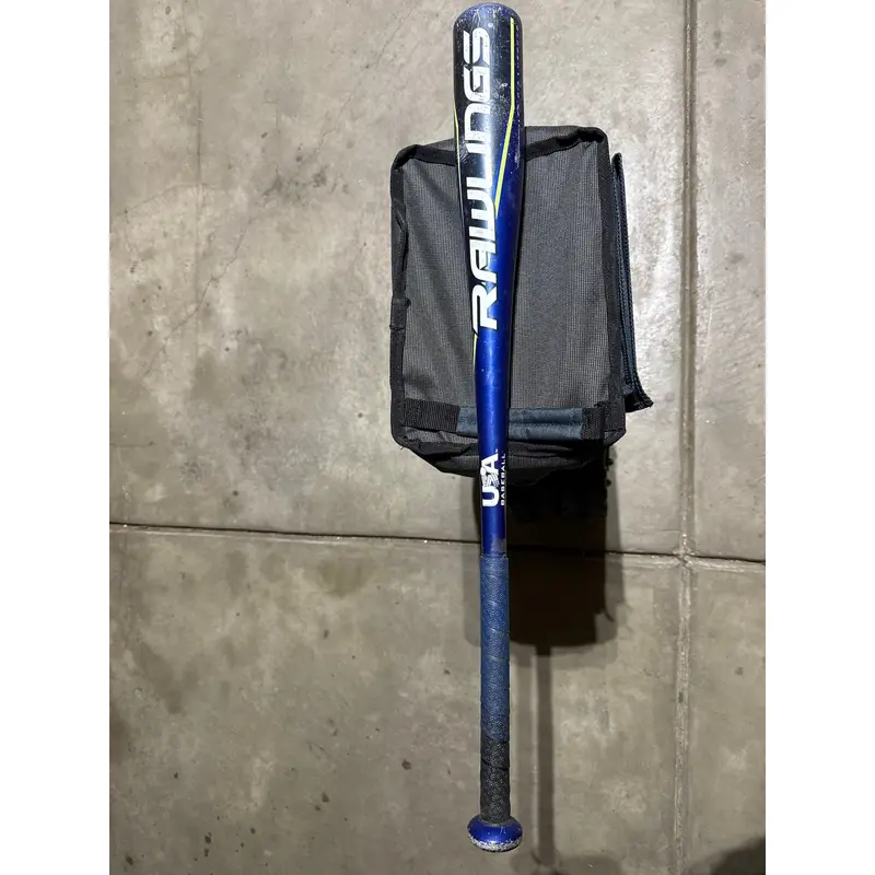 Rawlings RX9 Alloy USABat Certified Bat (-9) 19 oz 28" (Used)