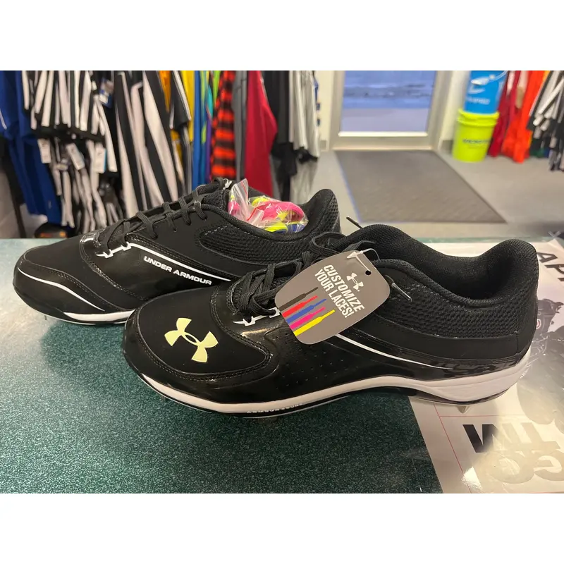 Under Armour Baseball cleats 14.0 Black Men's Metal Low Top Ignite