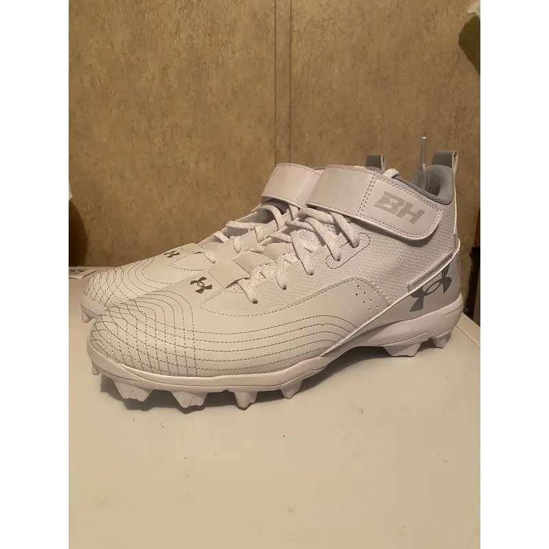Under Armour Harper 7 Mid RM Baseball Cleats White 3025587-100 Mens Size: 12