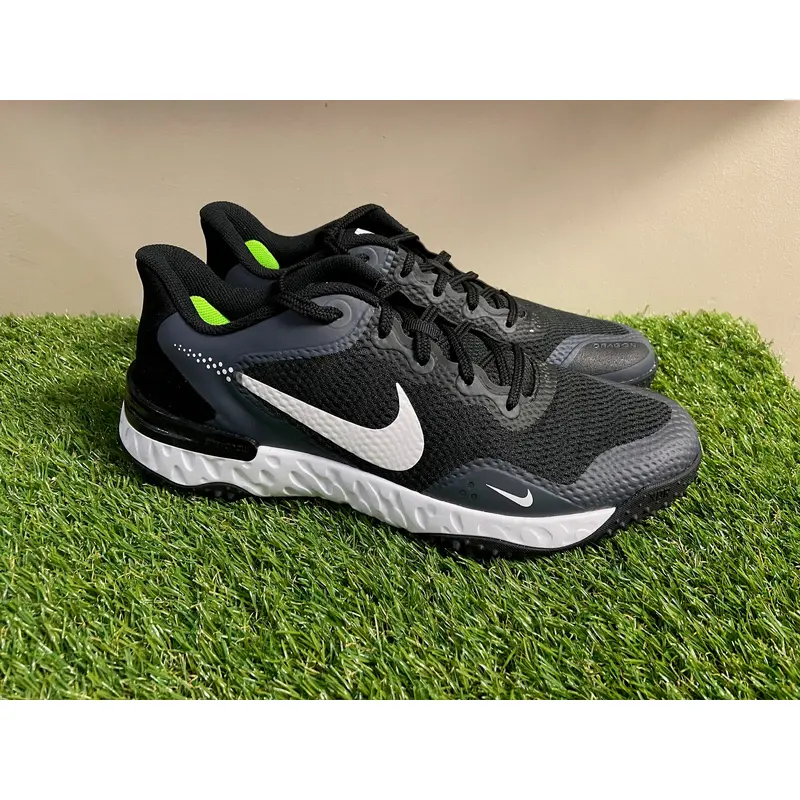 *SOLD* Nike Alpha Huarache Elite 3 Turf Baseball Shoes Grey Mens 10.5 CK0748-003 NEW