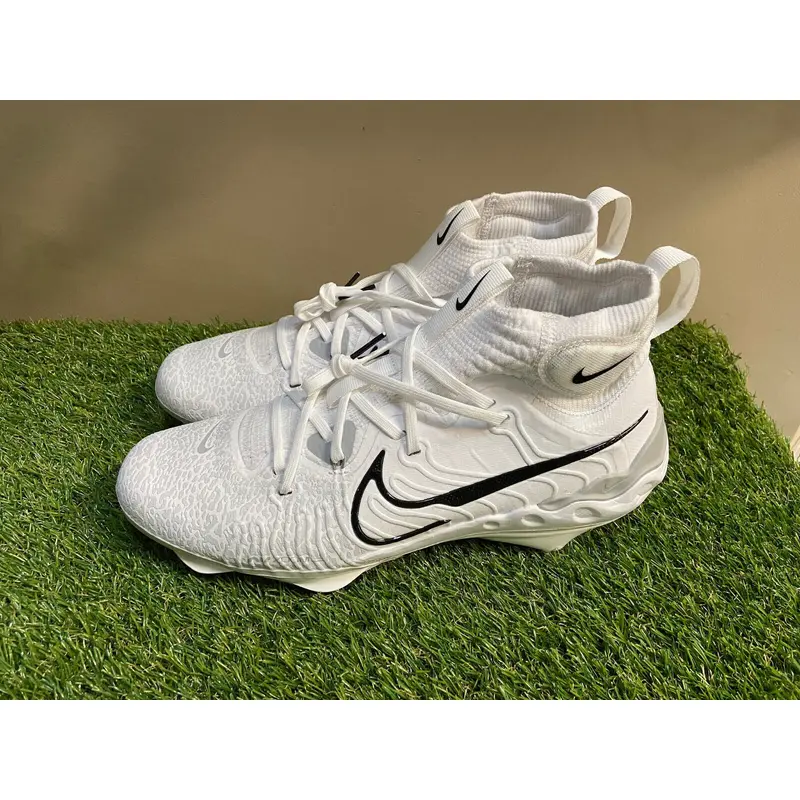 *SOLD* Men Nike Alpha Huarache NXT White Metal Baseball Cleats DJ6517-100 Size 12 NEW