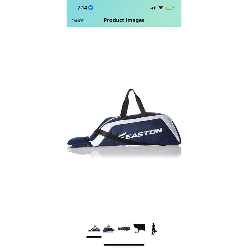 New! Easton E100T Navy baseball Tote bat bag